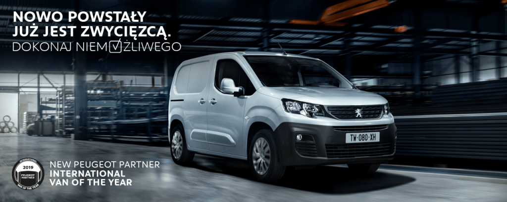 Peugeot Partner z tytułem International Van of the Year